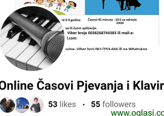 Online Časovi Pjevanja i Klavira za djecu i odrasle