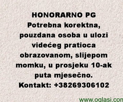 Dopunski Honorarni posao PG