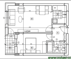 Predivan namešten stan 45m2, Sajam