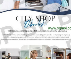 CITY SHOP Veleprodaja i maloprodaja tehničke robe za kućnu upotrebu