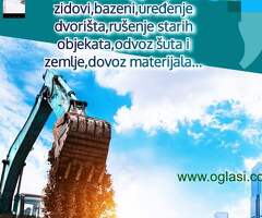 Iskop mini bagerom od 5 tona