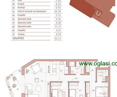 Centar, Dalmatinska, 4.0, 92,51 m2 novogradnja