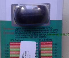 Auto Voltmetar, Termometar i USB punjac, 3u1 - 6