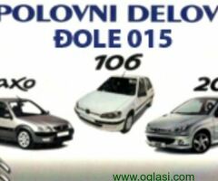 Prodaja polovnih auto delova Pezo i Citroen